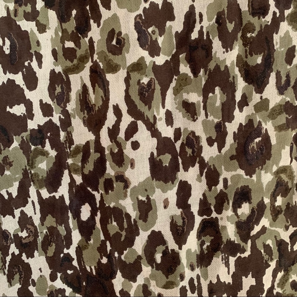 J Crew leopard print scarf